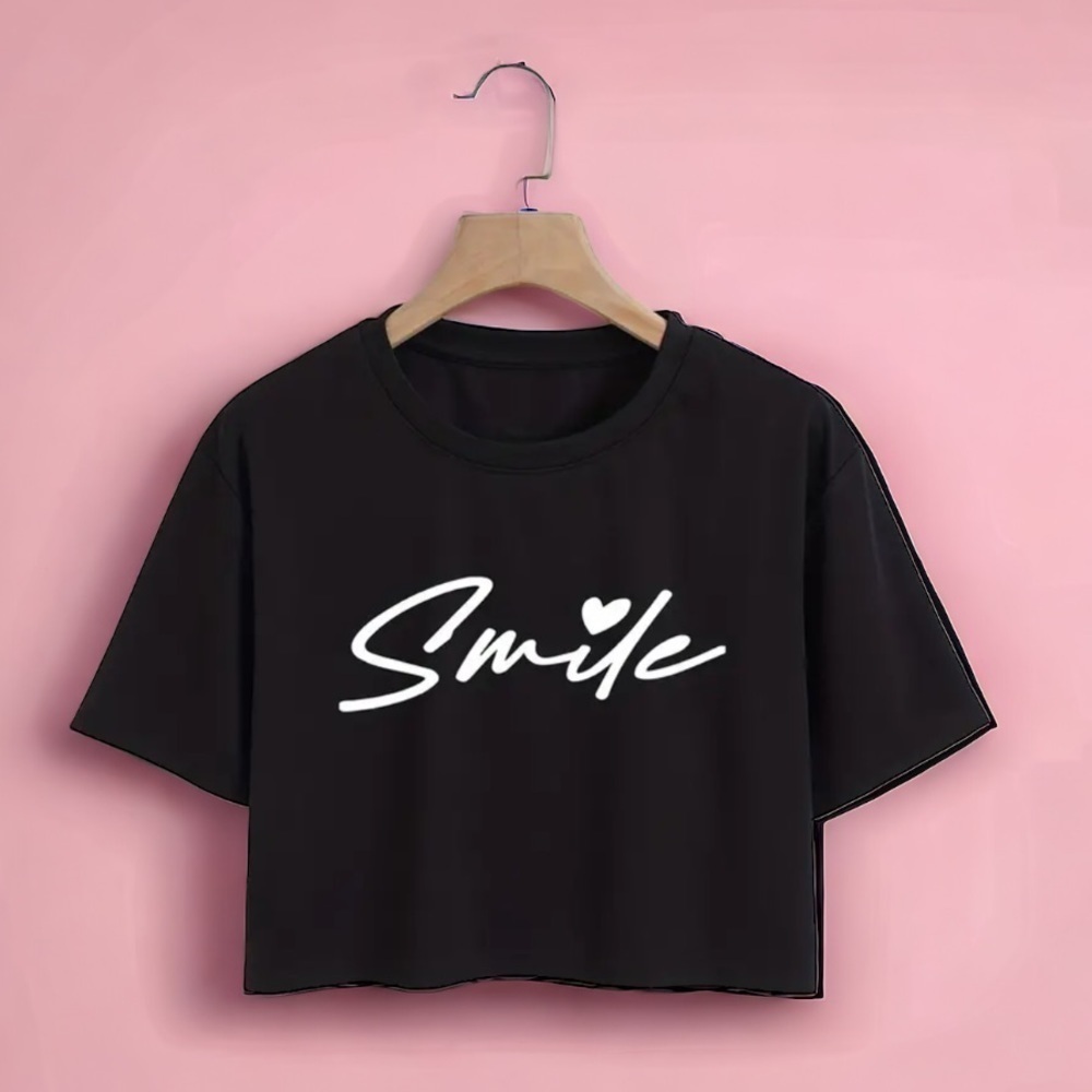 Smile Crop Top - Picture 3 of 5
